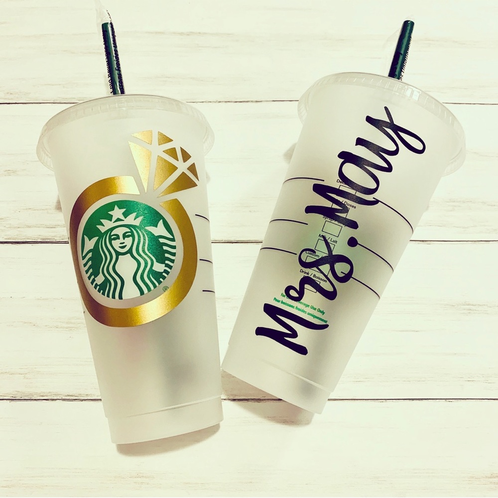 Engagement Starbucks Cold Cup
